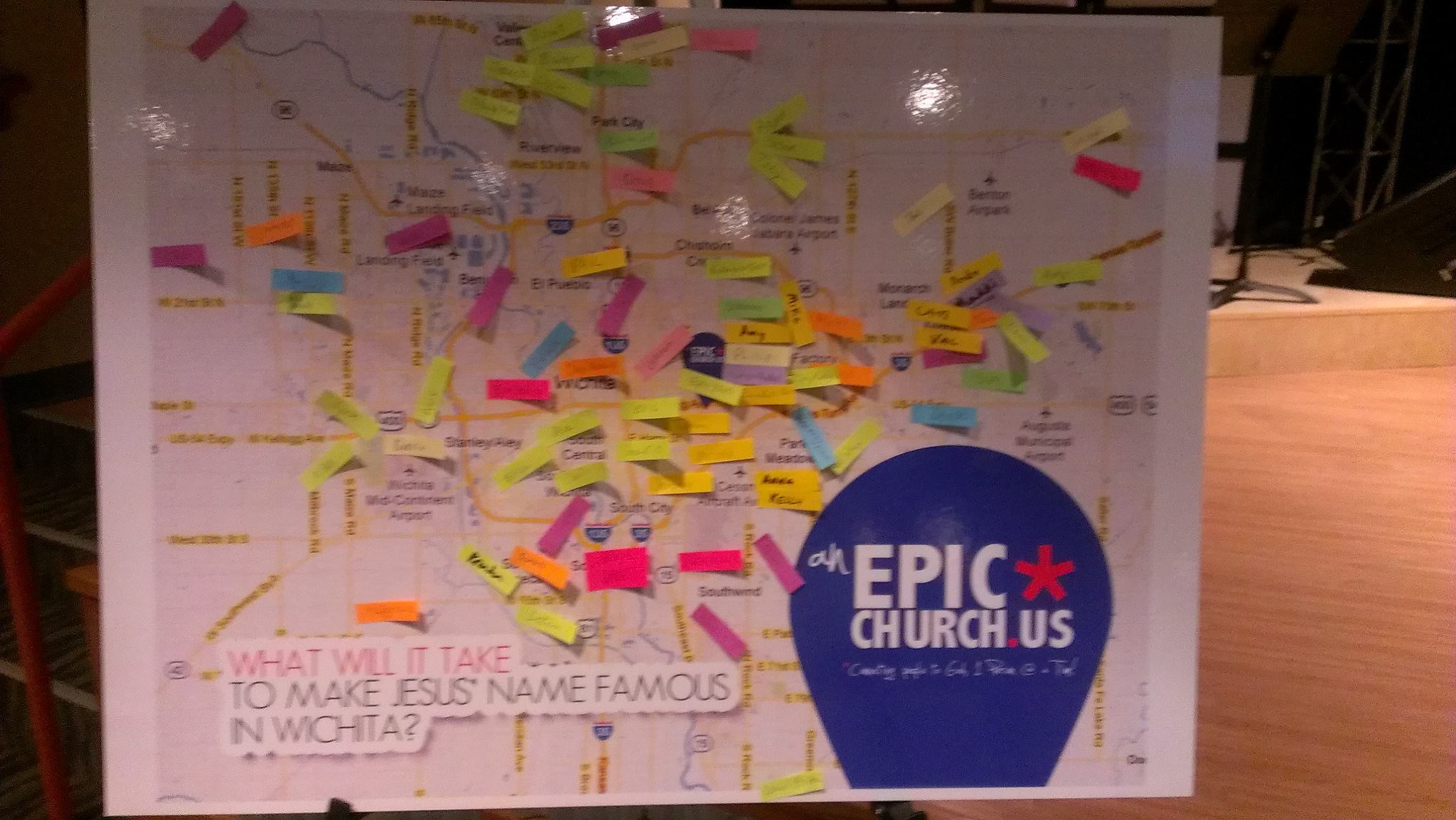 Epic Church Map of Wichita